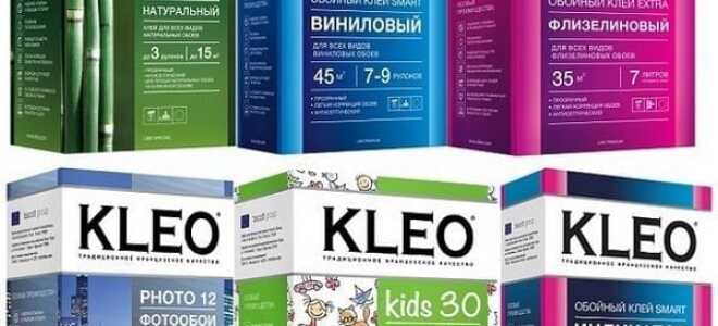 Основные виды, инструкция по применению клея для обоев марки Kleo