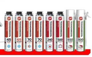 Специфика работы с клеем-пеной Технониколь 500 Professional для пенополистирола