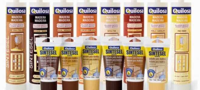 Герметик по дереву Quilosa – описание и характеристики состава