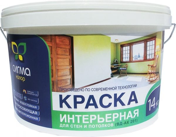 Для покраски стен по трафаретам подходит акриловая краска