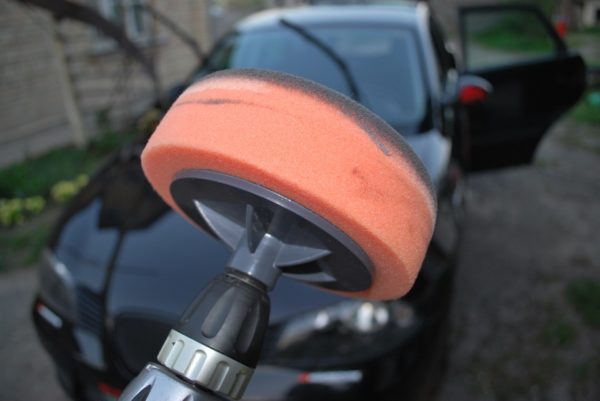 полировка авто шуруповертом