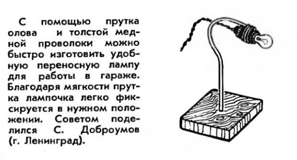 Настольная лампа