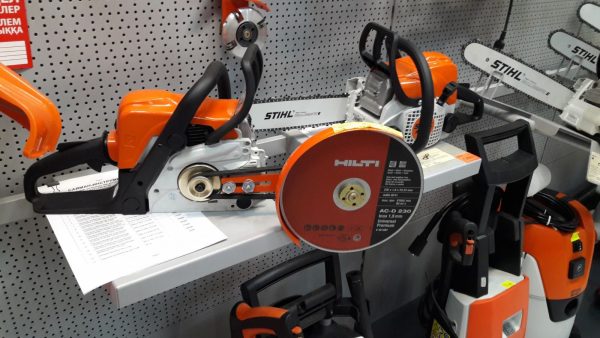 Насадка болгарка на бензопилу Stihl