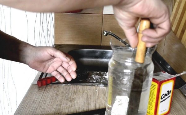 Нейтрализация кислоты щелочным раствором