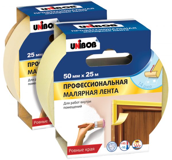 Профессиональная малярная лента Unibob
