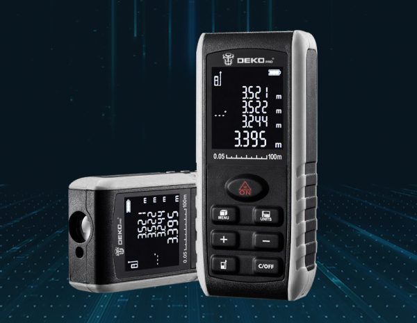 Ручной лазерный измеритель расстояния DEKO LRE521
