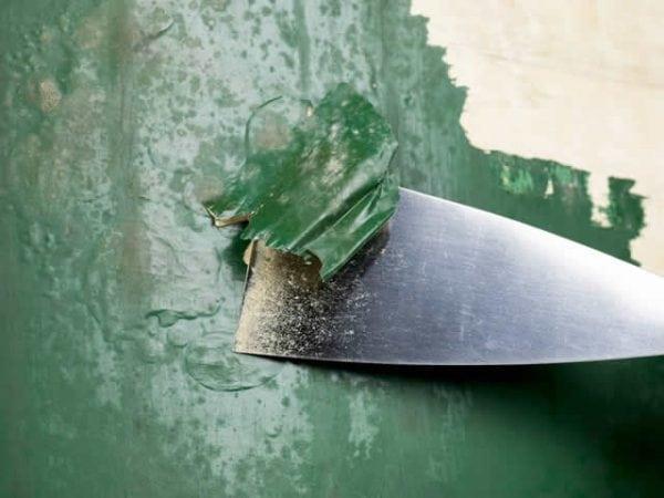 Механический способ удаления старой краски