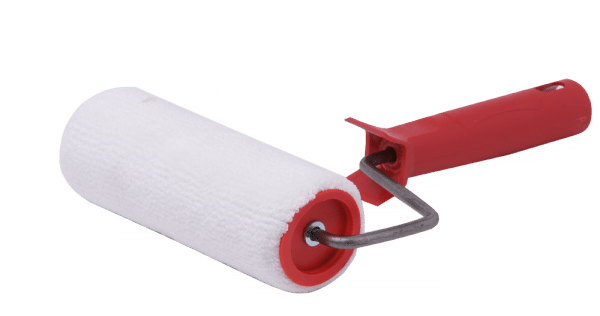 Валик изготовлен из велюра 