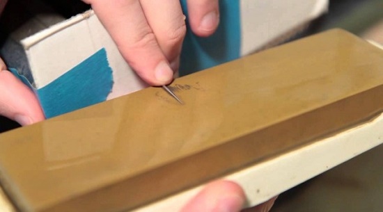 Заточка и полировка иглы