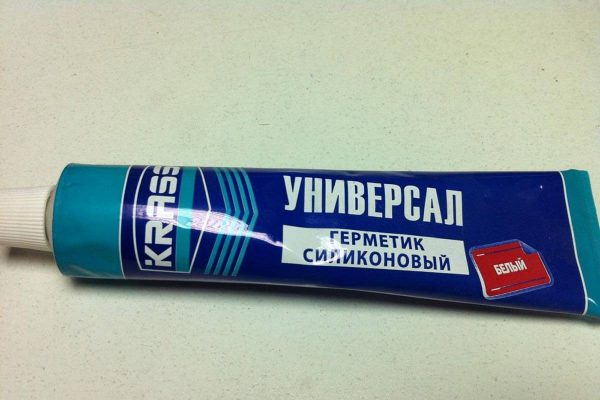 Синий тюбик универсально герметика KRASS KRASS Универсальный