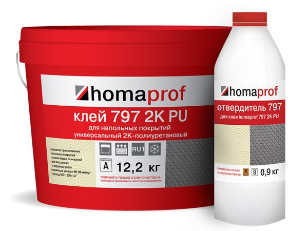 Двухкомпонентный полиуретановый клей