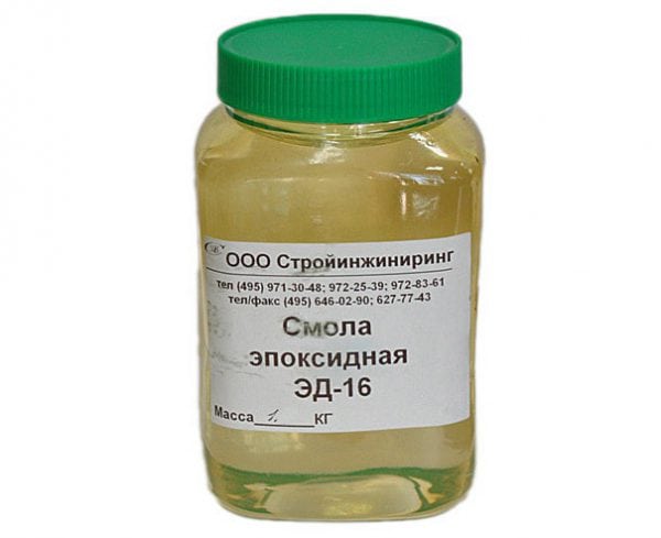 Эпоксидная смола марки ЭД-16 с высоким качеством шва