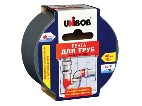 Лента для труб на основе ПВХ