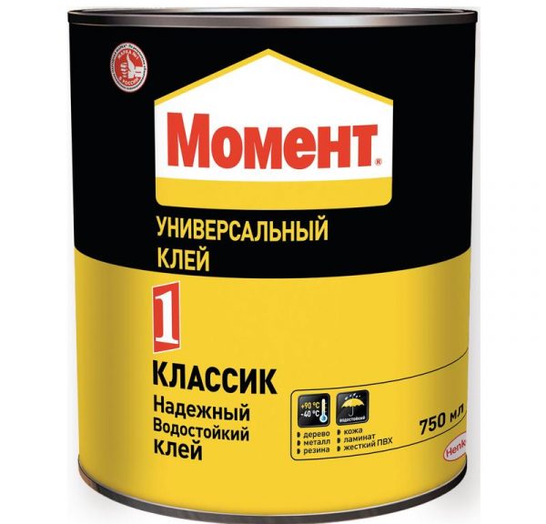 Для склейки ПВХ подойдет универсальный Момент