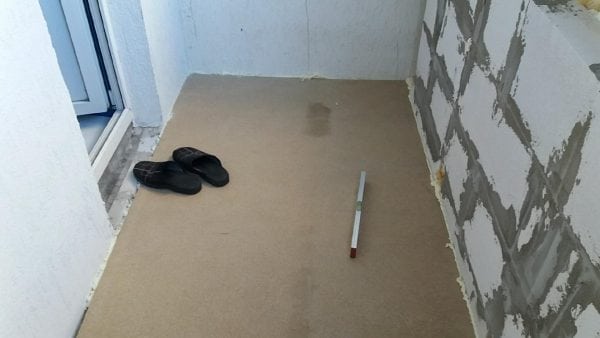 Утепление балкона пенопластовыми плитами